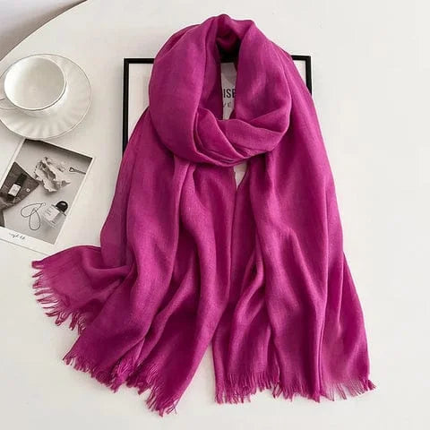 Kids Girls Soft Warm Scarf – Tyrian Purple