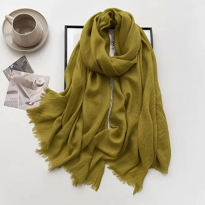 Kids Girls Soft Warm Scarf – Metallic Sunburst