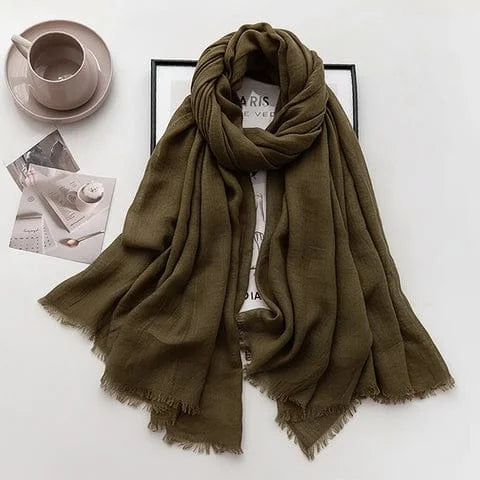 Kids’ Soft Knitted Scarf – Deep Bronze
