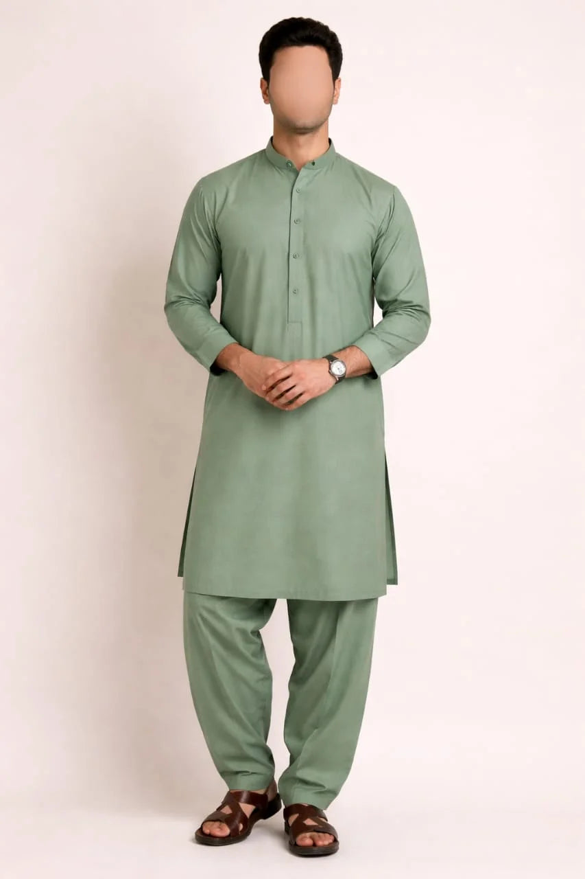 Men’s Traditional Kurta – Pistachio