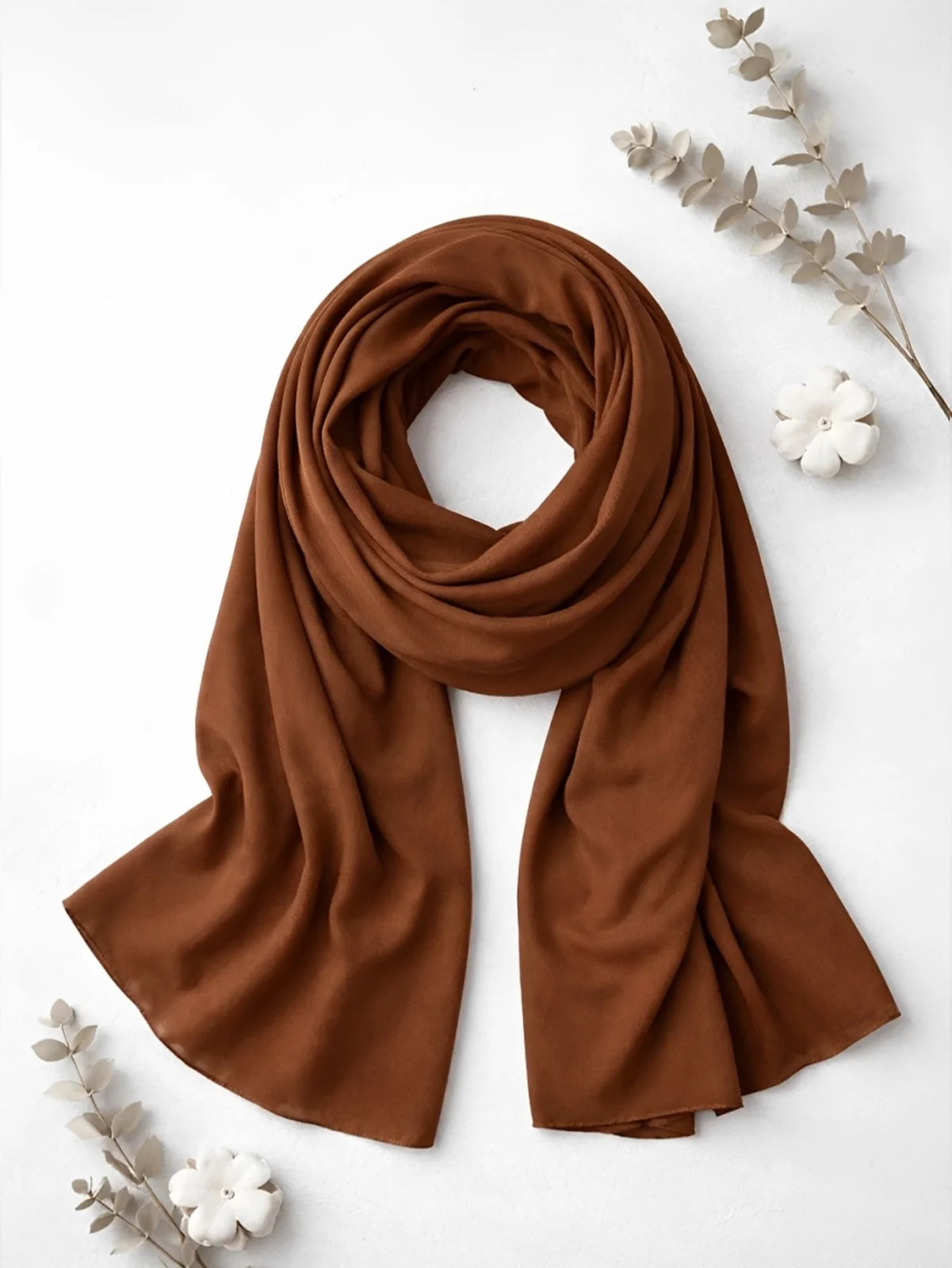 Chic Women’s Scarf in Mint, Green, Navy, Maroon and Brown