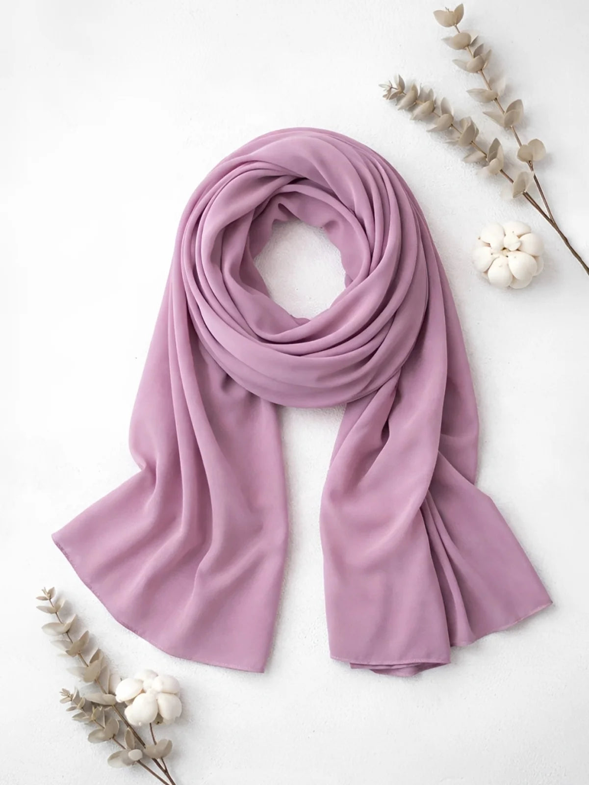 Stylish Women’s Scarf in Peach, Cream, Gold, Yellow, and Olive Green