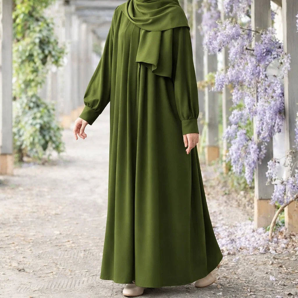 Verdigris Modest Abaya