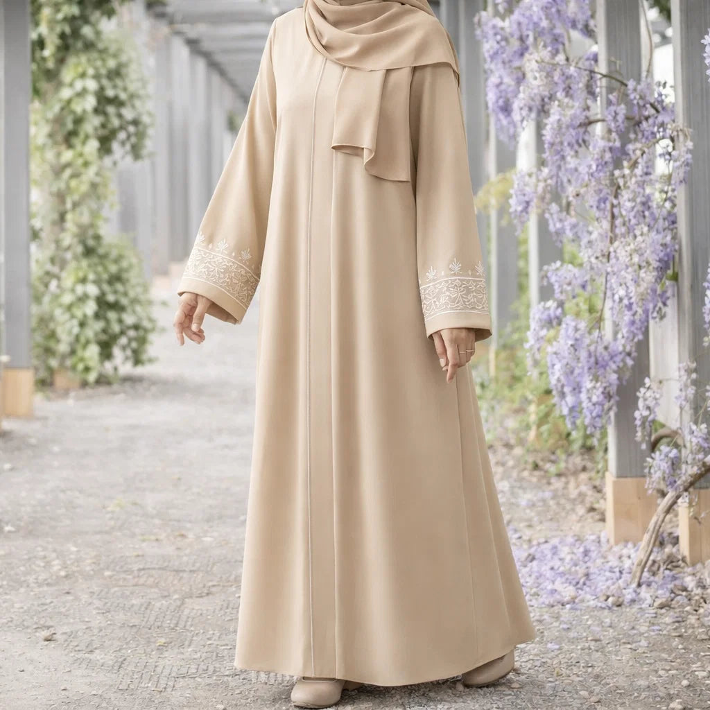 Almond Stylish Abaya