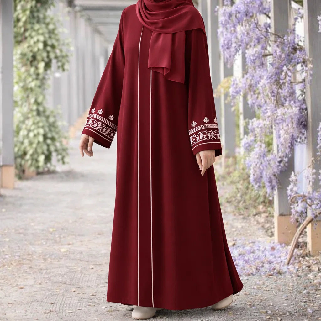 Persian Plum Stylish Abaya